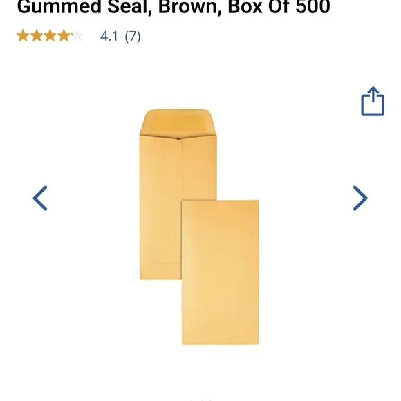 #7 Coin Envelopes - Picture 2 of 2